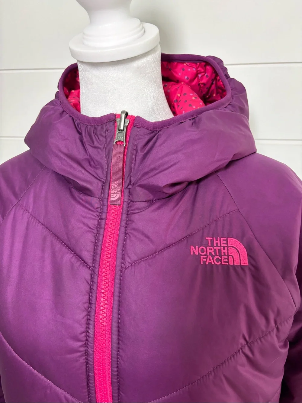 The North Face Kids Girl's Reversible Perrito Jacket Big Kids Size XL18